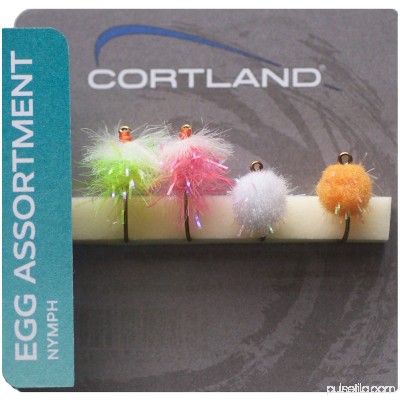 Cortland 4pk Flies, Assorted Egg 555503340